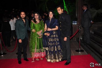 Celebrities Attend Salman Khan Sister Arpita Wedding Reception